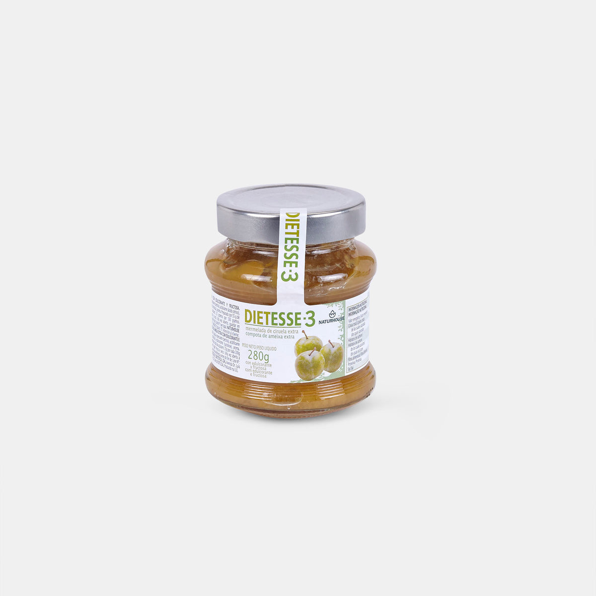 Fructose-Pflaumen-Konfitüre