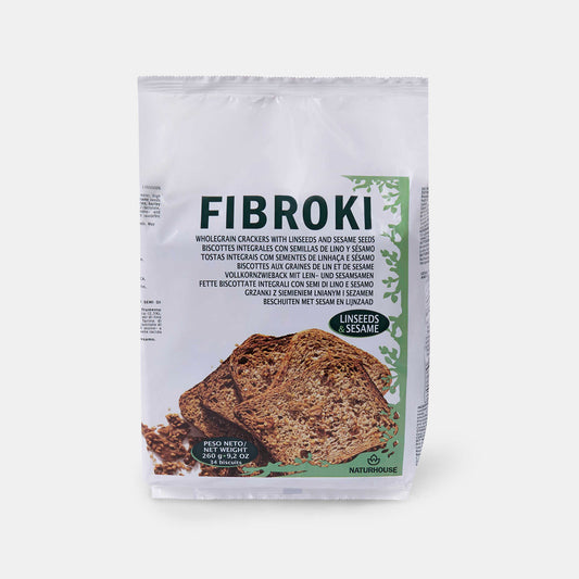 Fibroki Vollkornzwieback mit Sesam und Leinsamen