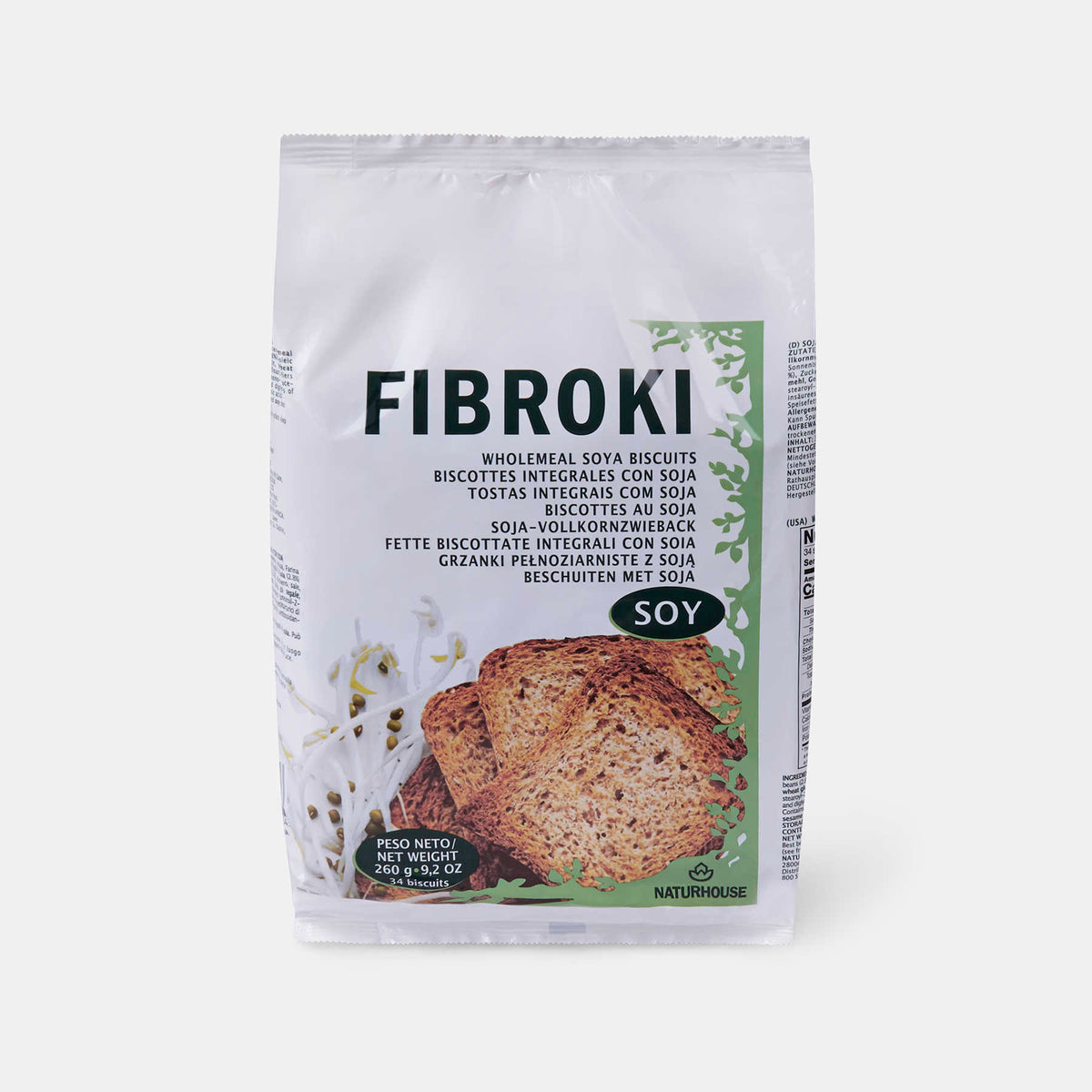 Fibroki Vollkorn-Soja-Zwieback