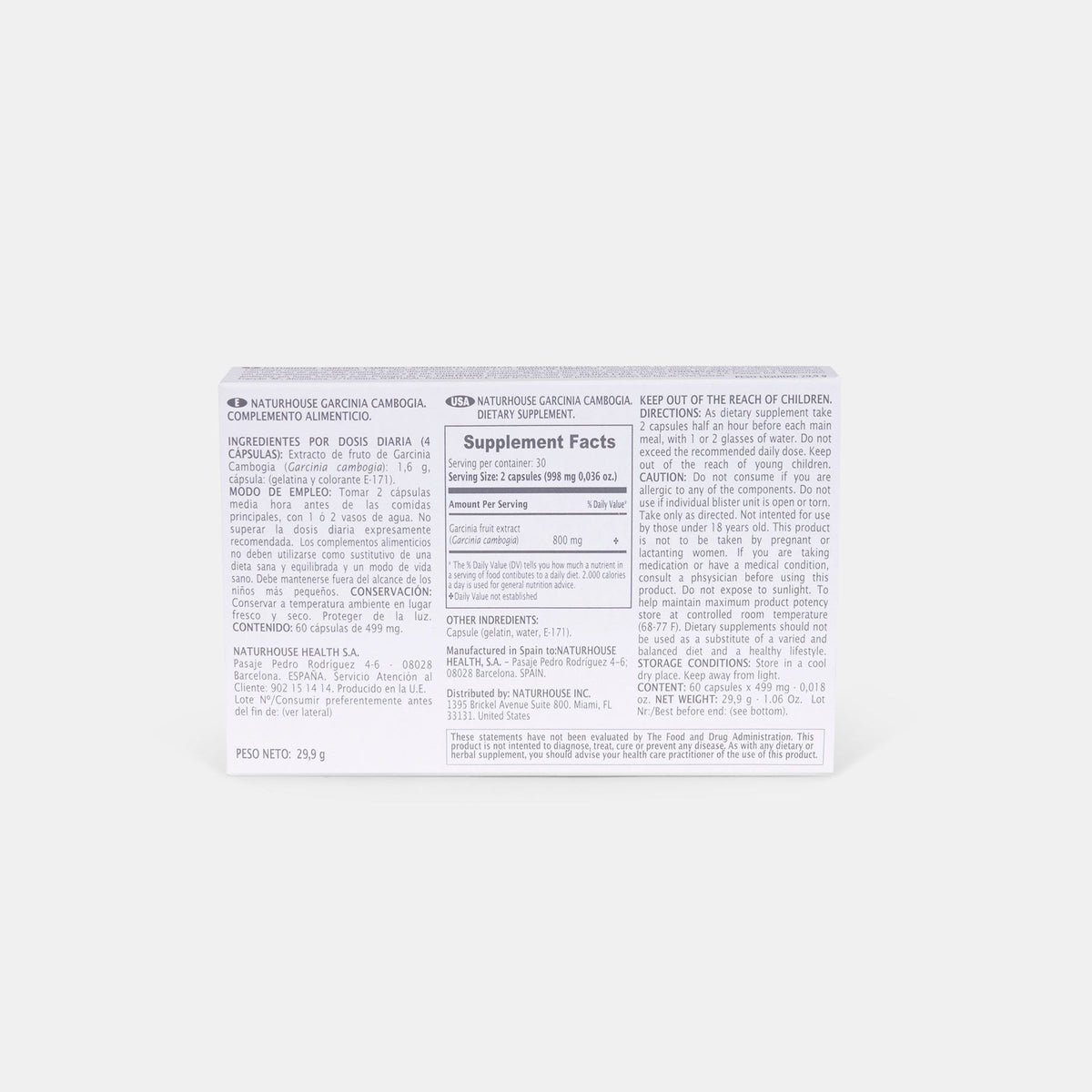 Garcinia Cambogia 60 Kapseln