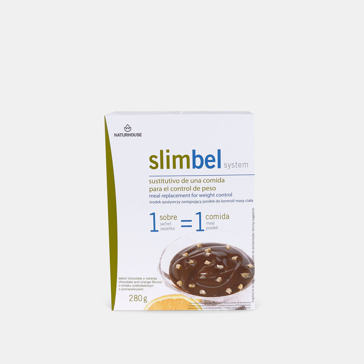 Slimbel Schokoladenpudding mit Orange