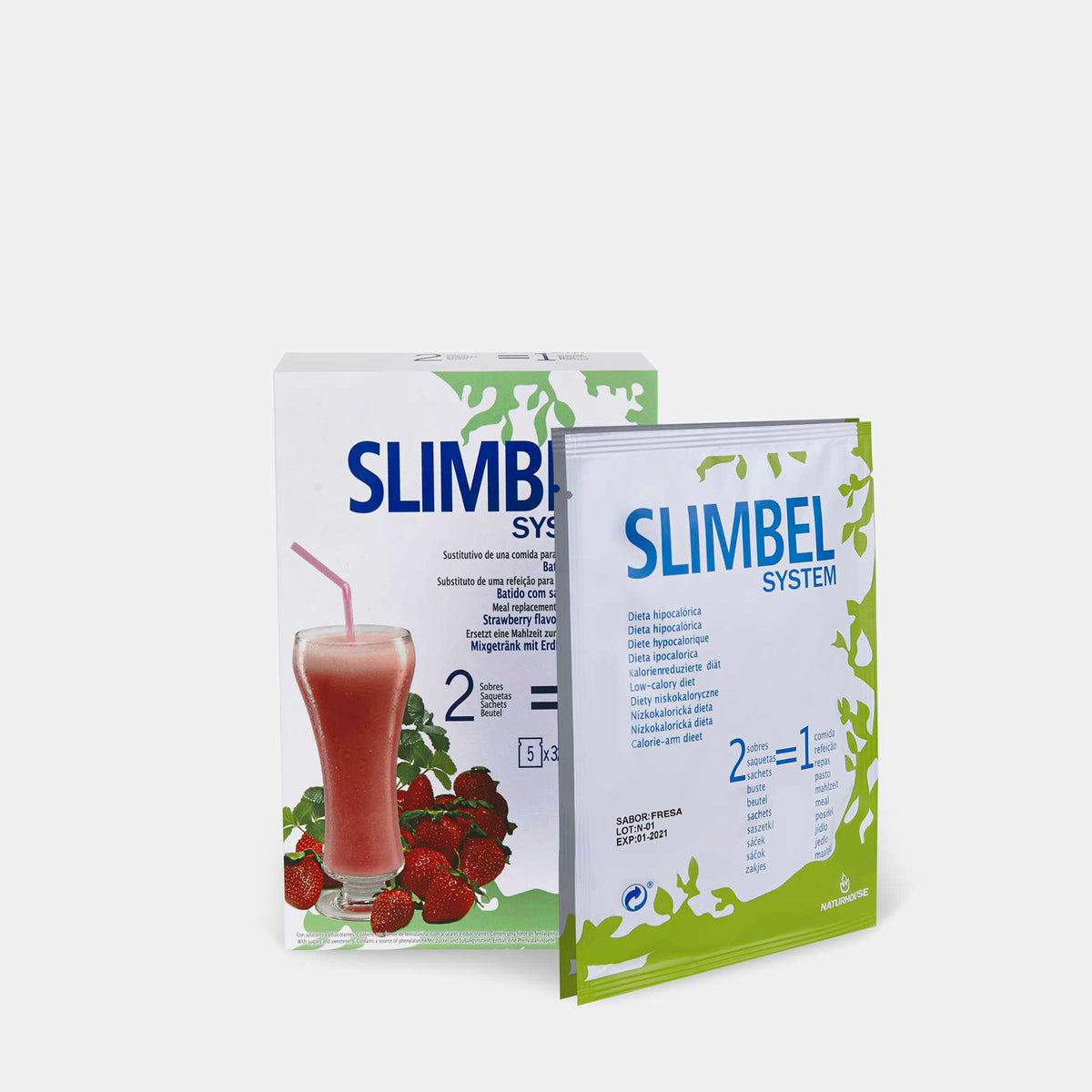 Slimbel System Shake mit Erdbeergeschmack